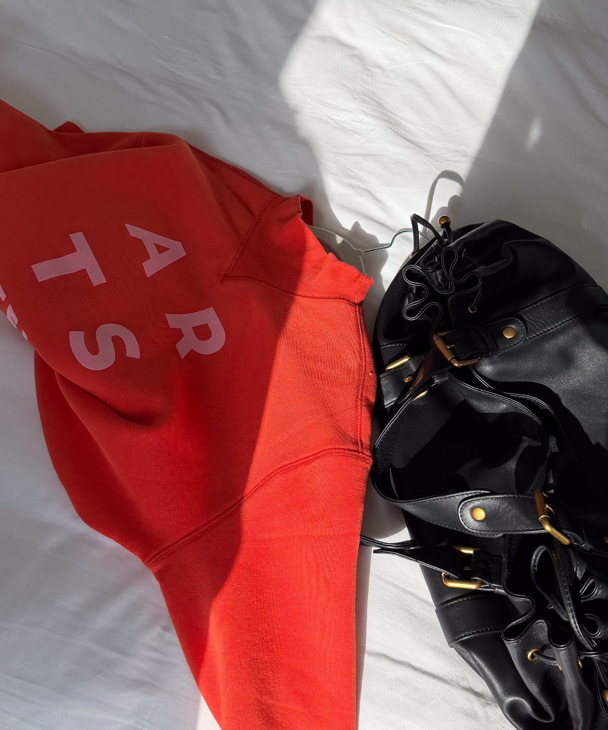 Sweatshirt orange pink