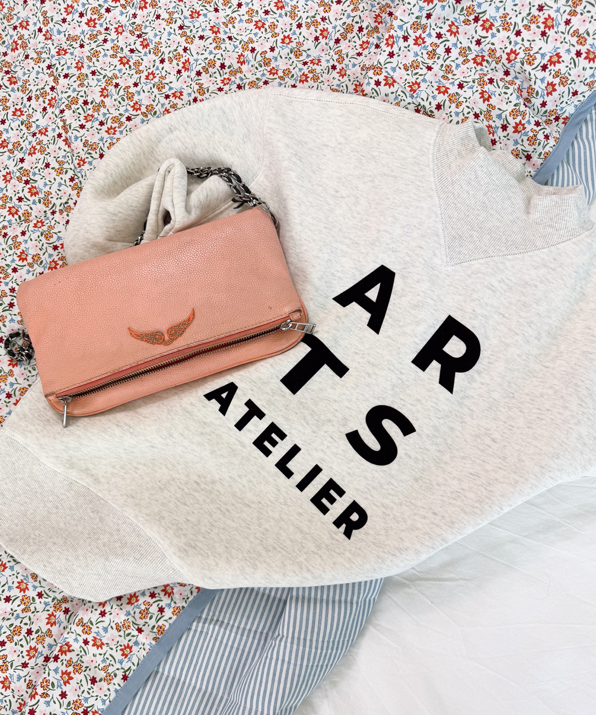 Sweatshirt ash grey black