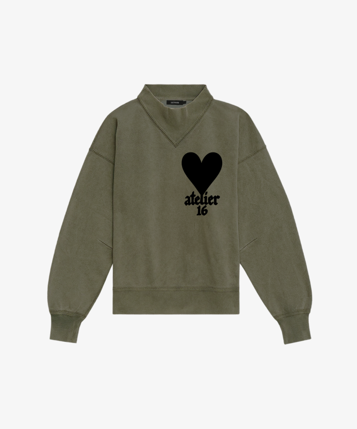 Sweatshirt heart black