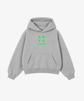 Hoodie grey pop green (pre-order, shipping 20/10)