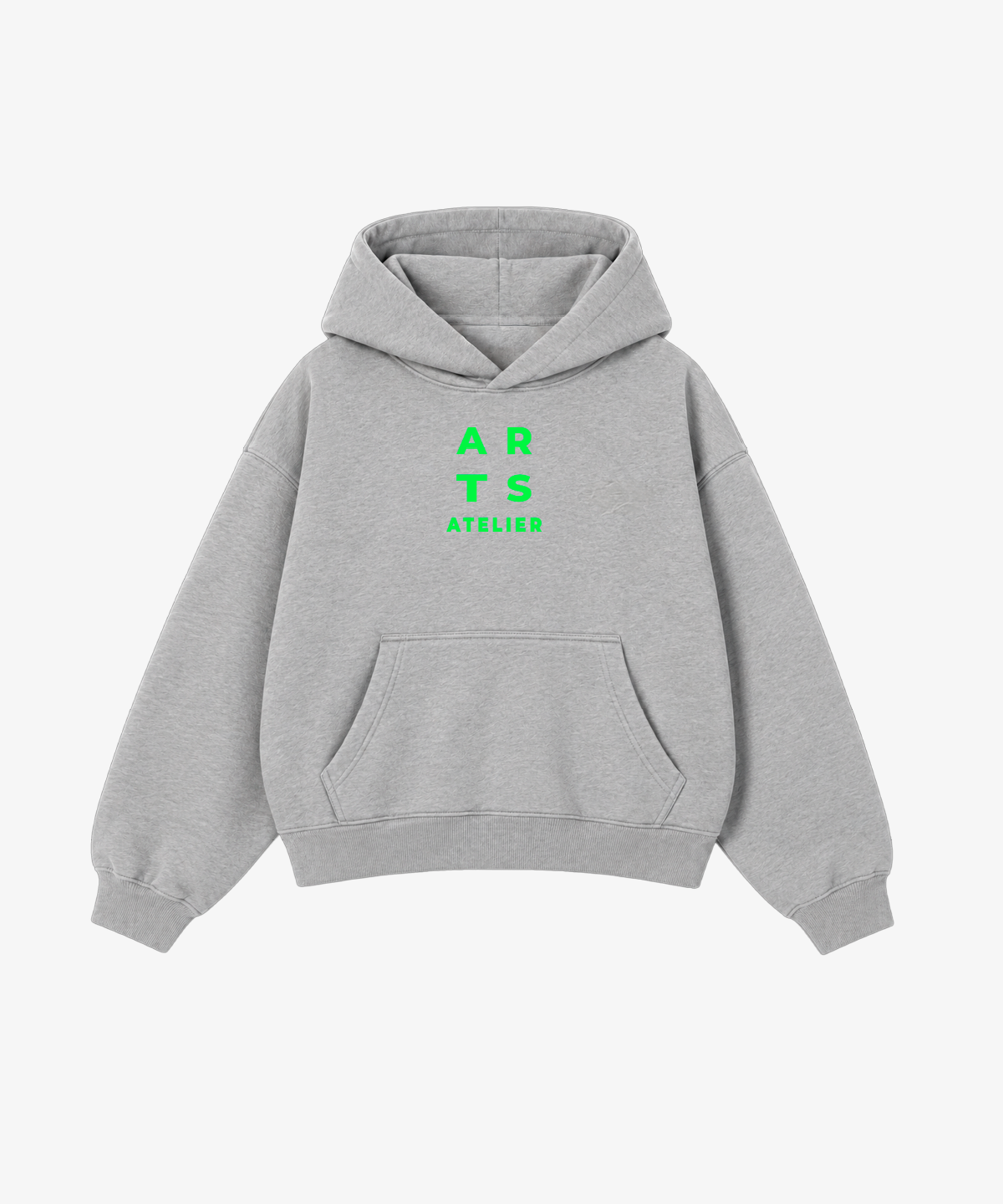 Hoodie grey pop green (pre-order, shipping 20/10)