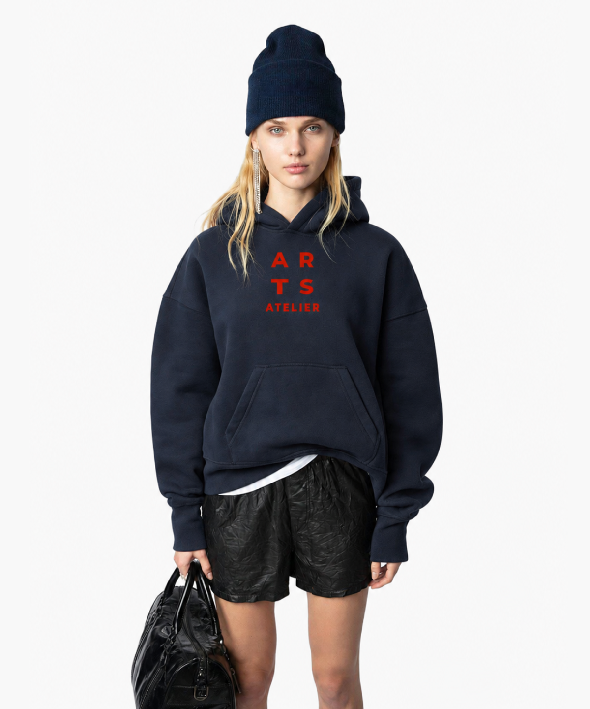 Hoodie navy red                         (pre-order, shipping 20/10)