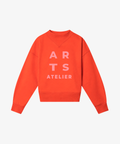 Sweatshirt orange pink