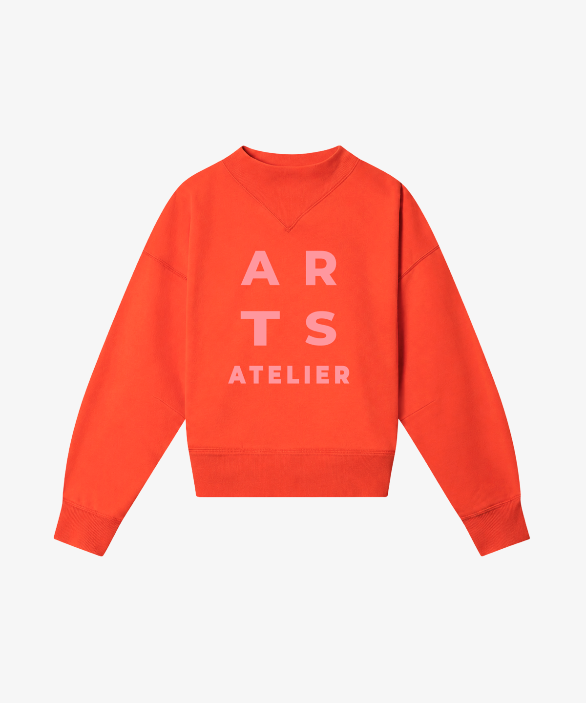 Sweatshirt orange pink