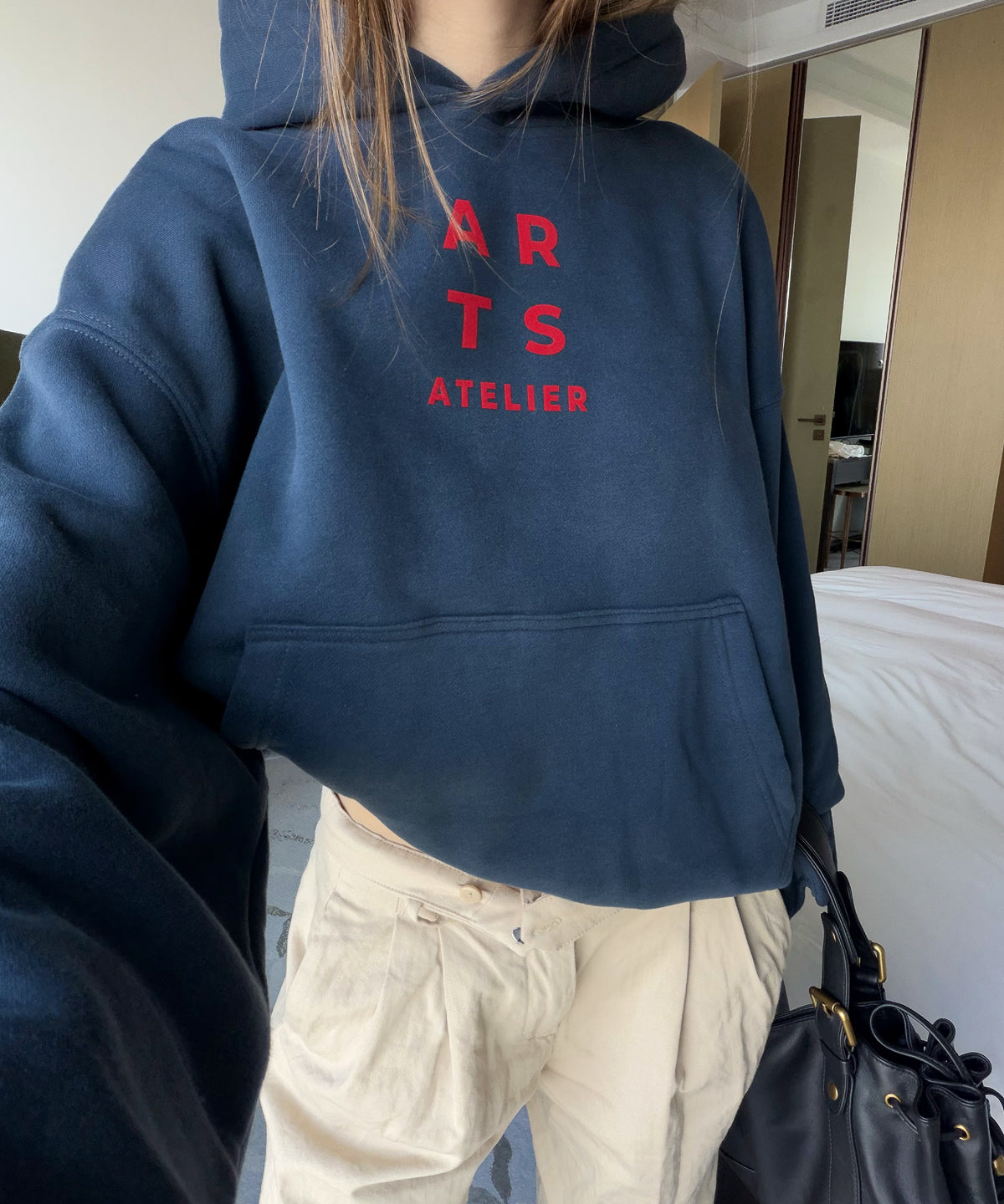 Hoodie navy red                         (pre-order, shipping 20/10)
